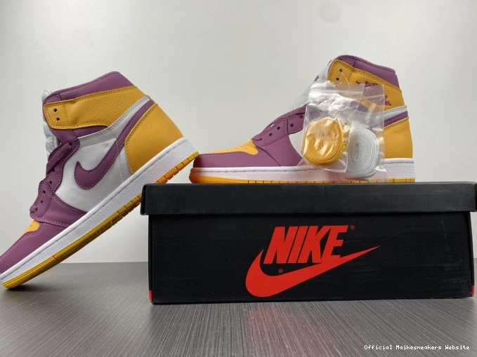 Official Maikesneakers Air 555088-706 1 High Jordan Brotherhood OG 0813